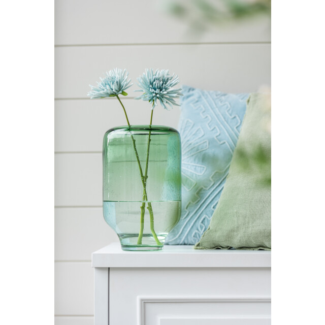 J-Line vaas nora op voet rond glas licht small 18x18x26.5cm 2998161 large