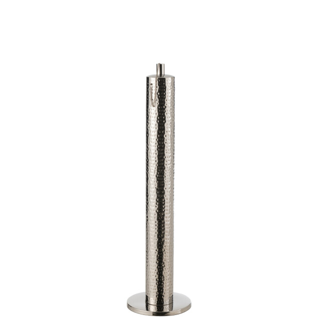 J-Line fakkel tiffany stainless steel zilver large 23.5x23.5x87cm 3014816 large