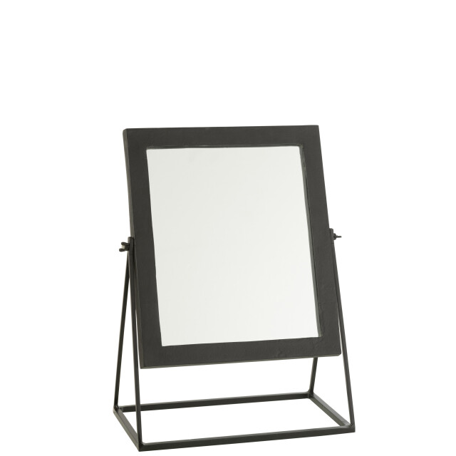 J-Line spiegel vierkant op voet metaal 34x20x47cm 3007290 large