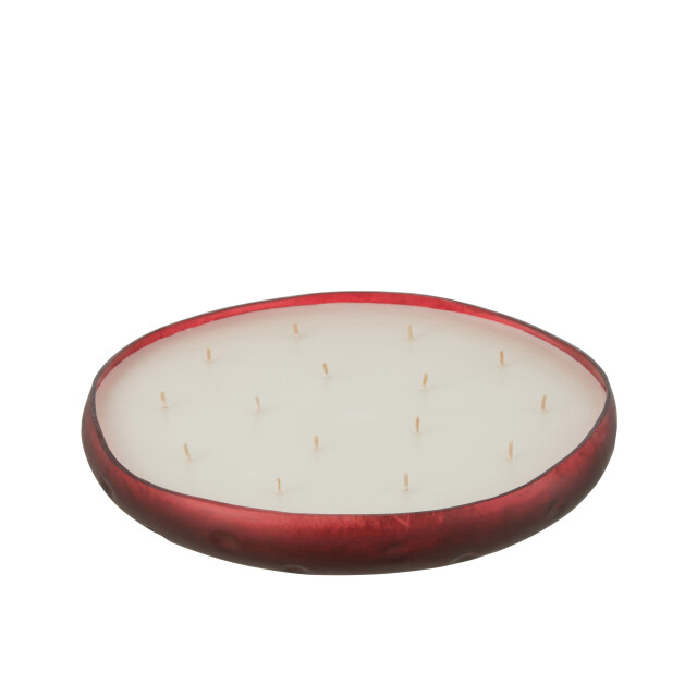 J-Line geurkaars m-chic glas extra large 37x37x5cm 3015258 large