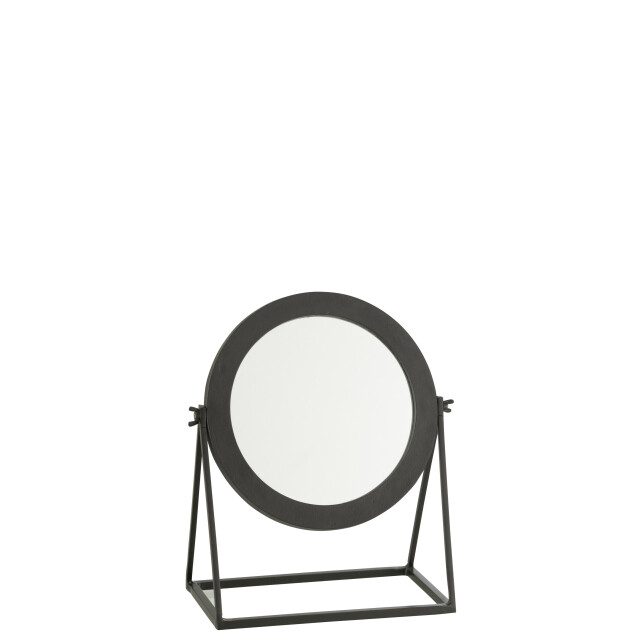 J-Line spiegel rond op voet metaal 35x30x15cm 3007289 large