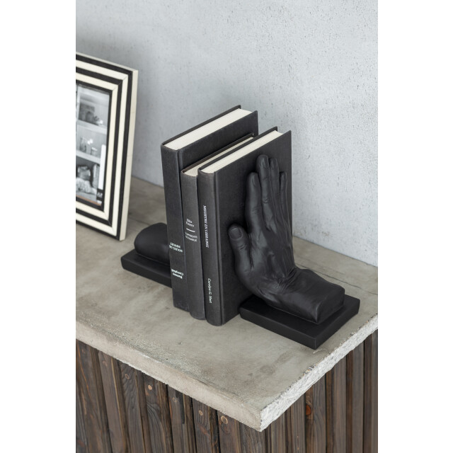 J-Line s/2 boekensteun handen poly 12x11x21.5cm 3008050 large