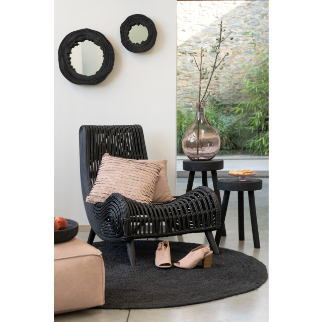 J-Line tapijt rond jute 150x150x1cm 3065622 large