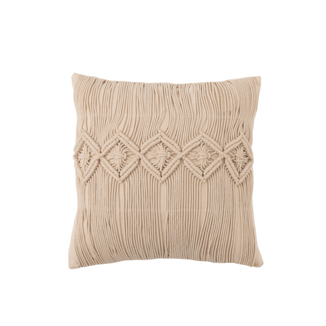 J-Line kussen cosy katoen large 46x46x12cm 3066045 large