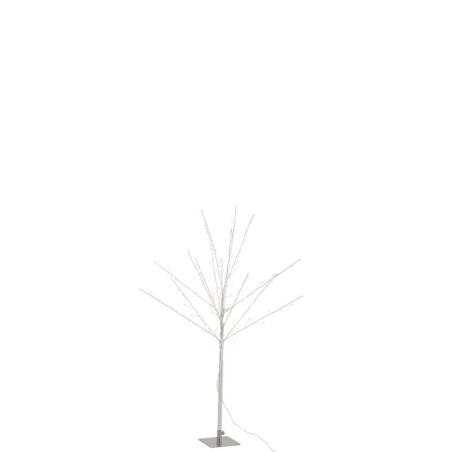 J-Line kale boom+led metaal zilver medium 56x56x100cm 3000863 large
