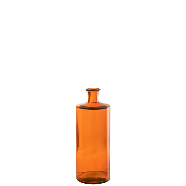 J-Line vaas wijd glas orange medium 15x15x40cm 2997967 large