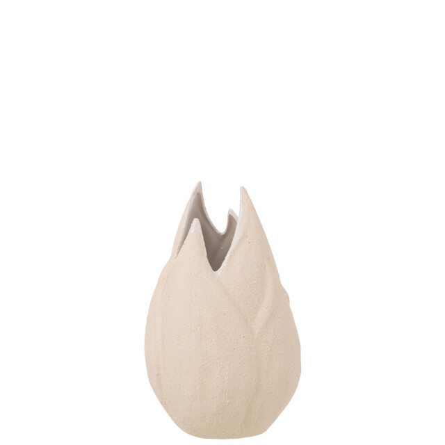 J-Line vaas zand keramiek large 18x18x32cm 2997421 large