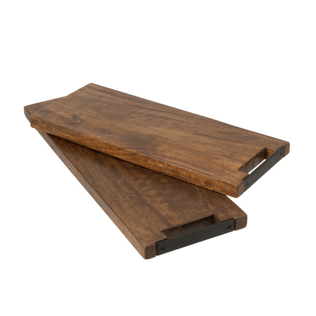 J-Line snijplank lang mango hout large 20x60x3cm 2984207 large