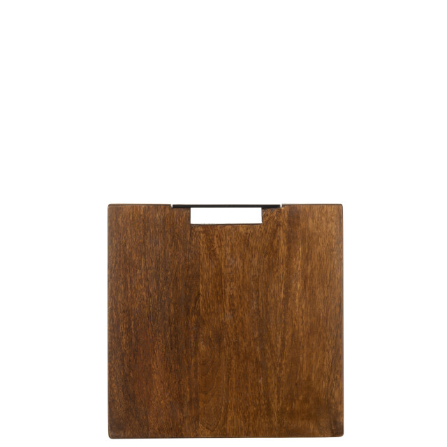 J-Line snijplank vierkant mango hout large 35x35x3cm 3005388 large