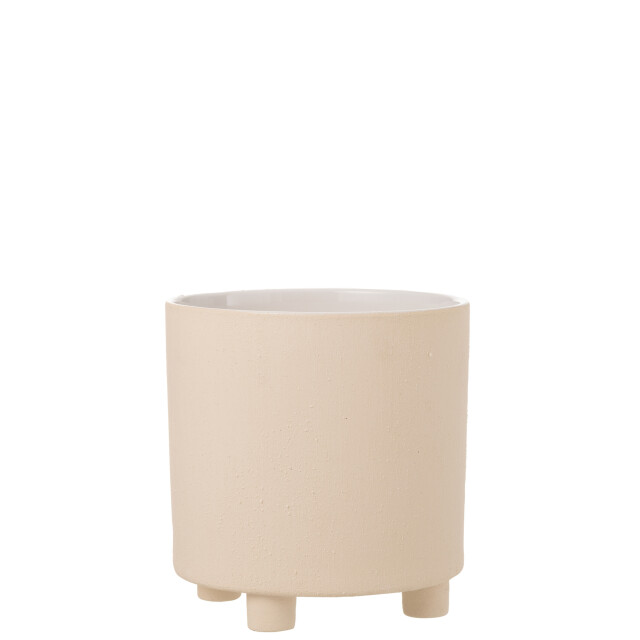 J-Line bloempot zand keramiek large 26x26x27cm 3006693 large