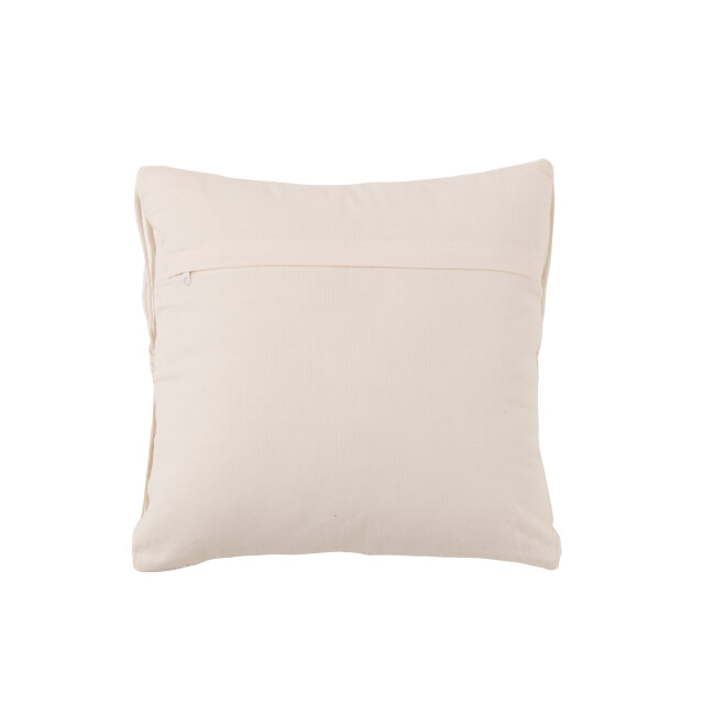 J-Line kussen cosy katoen gebroken large 46x46x12cm 3066046 large