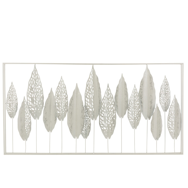 J-Line wanddeco bladeren metaal 135x69x7cm 3005688 large