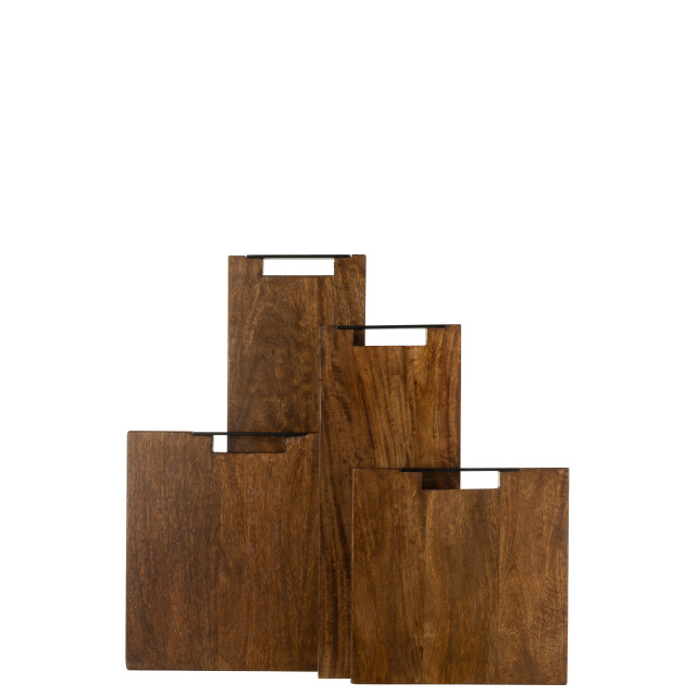 J-Line snijplank lang mango hout large 20x60x3cm 2984207 large