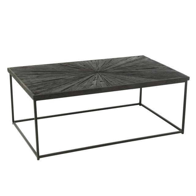 J-Line salontafel shanil hout/ijzer 120.5x70x47cm 2999424 large