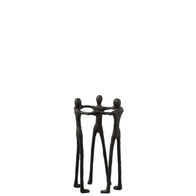 J-Line figuur persoon kring aluminium 20x20x36cm 3005664 large