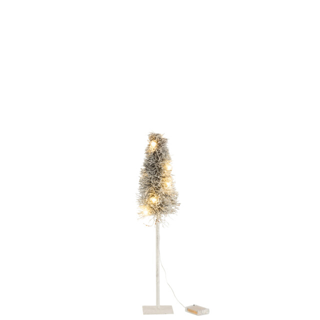 J-Line boom deco led/batterij takken white wash small 13x13x58cm 3000359 large