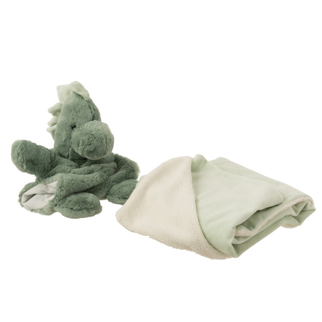 J-Line dinosaurus+dekentje pluche 26x12x32cm 3014747 large