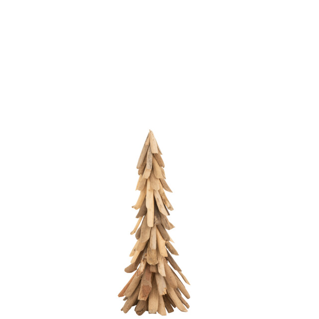 J-Line kerstboom dun drijfhout small 22.5x22.5x60cm 3005789 large