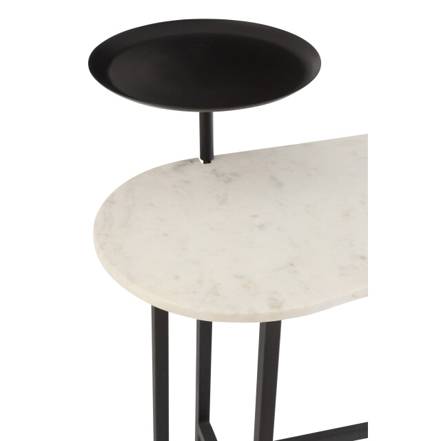 J-Line console marmer/ijzer wit/ 110x60x90cm 3000296 large