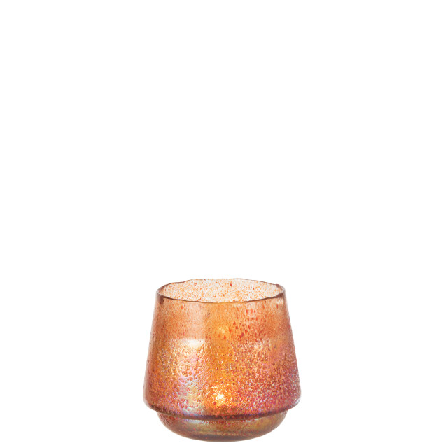 J-Line theelichthouder stippen glas large 22x22x19cm 3013777 large