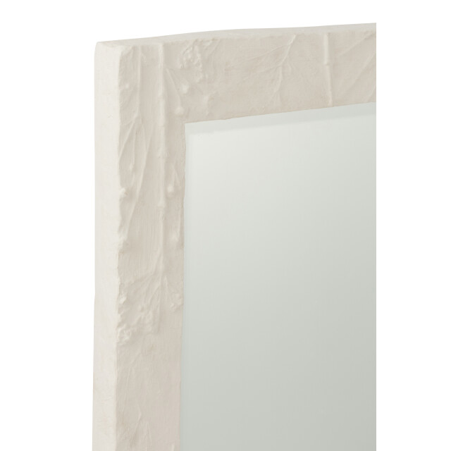 J-Line spiegel rechthoekig relief bloem resine small 41.5x4.3x61.5cm 3005582 large