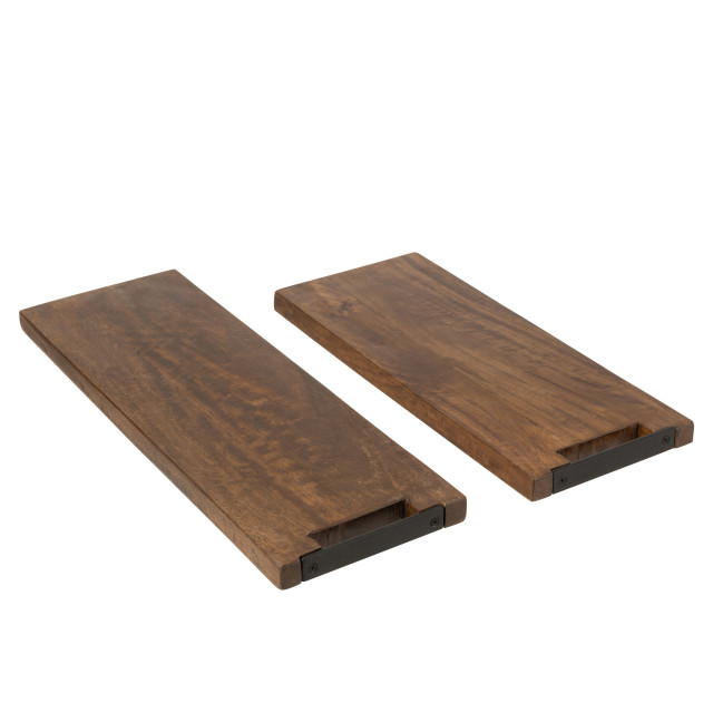 J-Line snijplank lang mango hout large 20x60x3cm 2984207 large