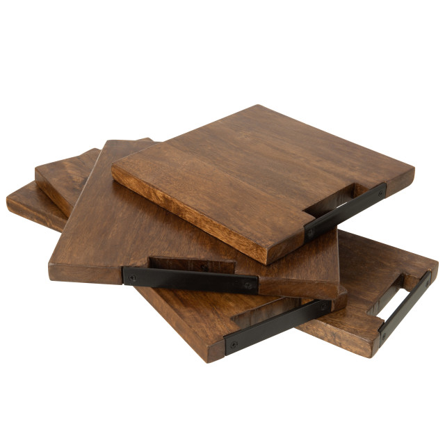 J-Line snijplank lang mango hout large 20x60x3cm 2984207 large