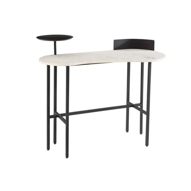 J-Line console marmer/ijzer wit/ 110x60x90cm 3000296 large