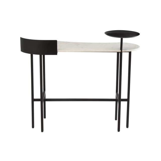 J-Line console marmer/ijzer wit/ 110x60x90cm 3000296 large