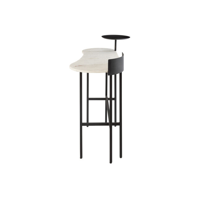 J-Line console marmer/ijzer wit/ 110x60x90cm 3000296 large