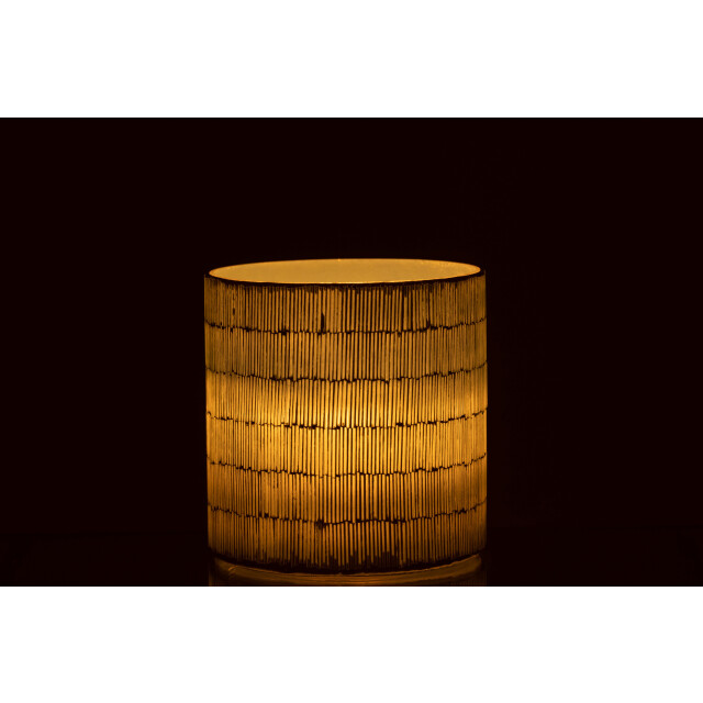 J-Line windlicht mozaiek glas large 16x16x16cm 3013706 large
