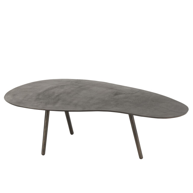 J-Line salontafel druppel aluminium/ijzer large 119x71.5x36cm 2999277 large