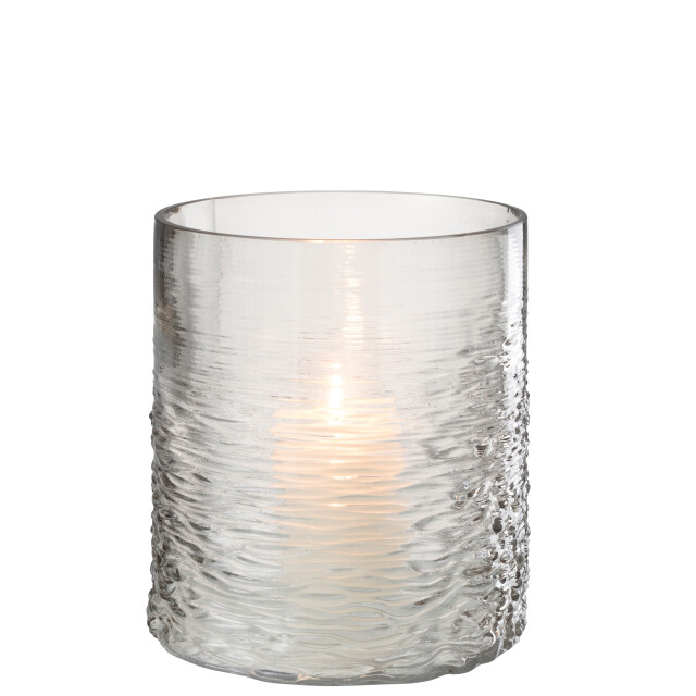 J-Line windlicht zee glas small 19.5x19.5x22.5cm 3013670 large