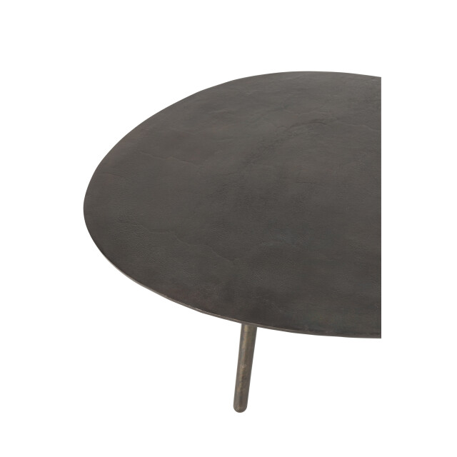 J-Line salontafel druppel aluminium/ijzer large 119x71.5x36cm 2999277 large