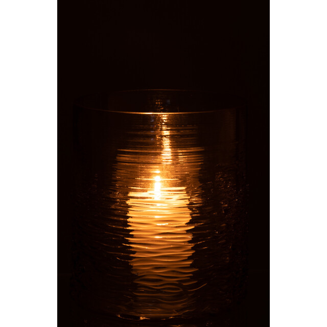 J-Line windlicht zee glas small 19.5x19.5x22.5cm 3013670 large