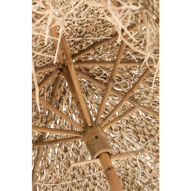 J-Line parasol op voet bamboe 150x150x260cm 3000310 large