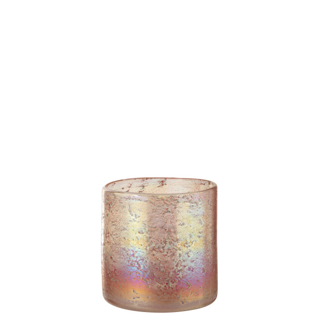 J-Line windlicht glas mix medium 15.5x15.5x15cm 3013707 large