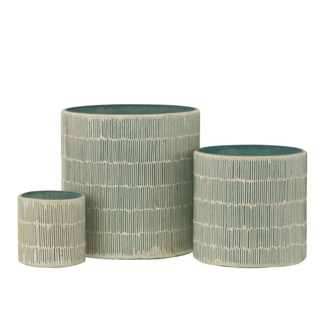 J-Line windlicht mozaiek glas large 16x16x16cm 3013706 large