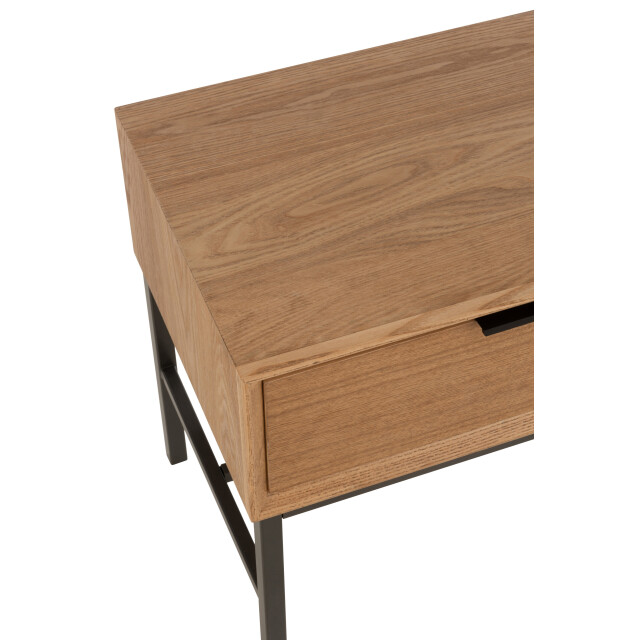 J-Line bijzettafel op onderstel hout/metaal 47.5x30x51cm 3013773 large