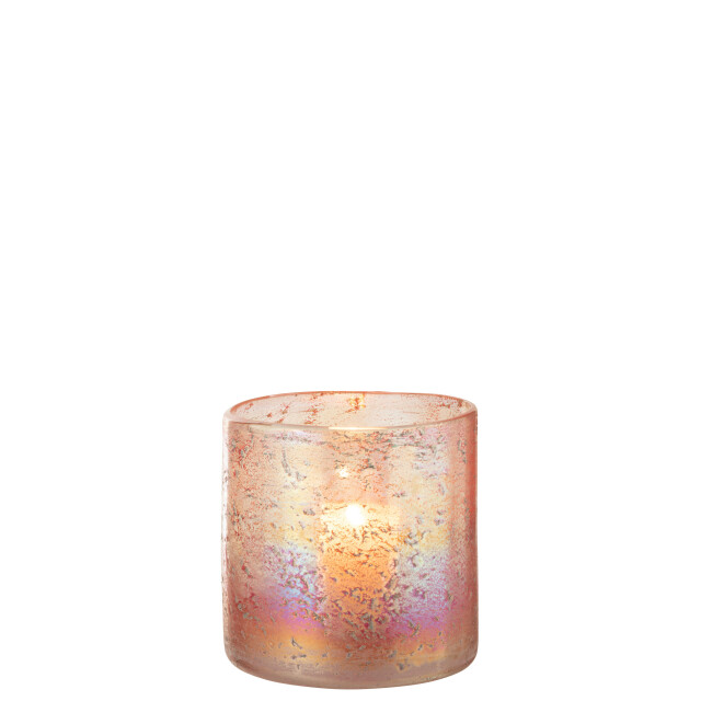 J-Line windlicht glas mix medium 15.5x15.5x15cm 3013707 large