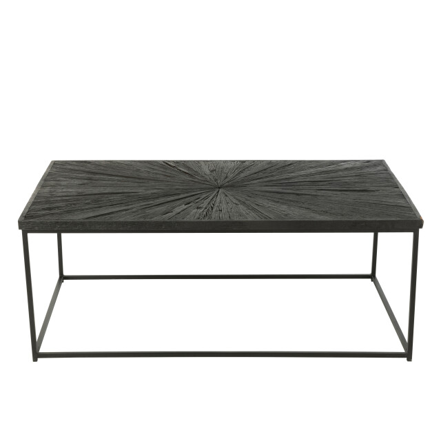 J-Line salontafel shanil hout/ijzer 120.5x70x47cm 2999424 large