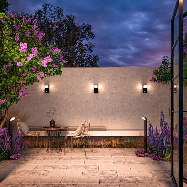 Maytoni Outdoor wandlamp stock grafiet 2994933 large