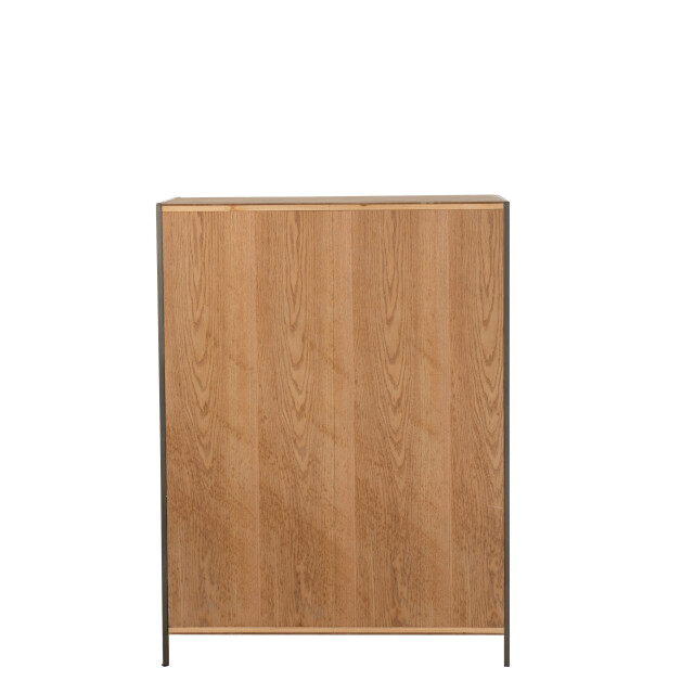 J-Line kast verschillende compartimenten hout/metaal 90x40x120.5cm 2999958 large