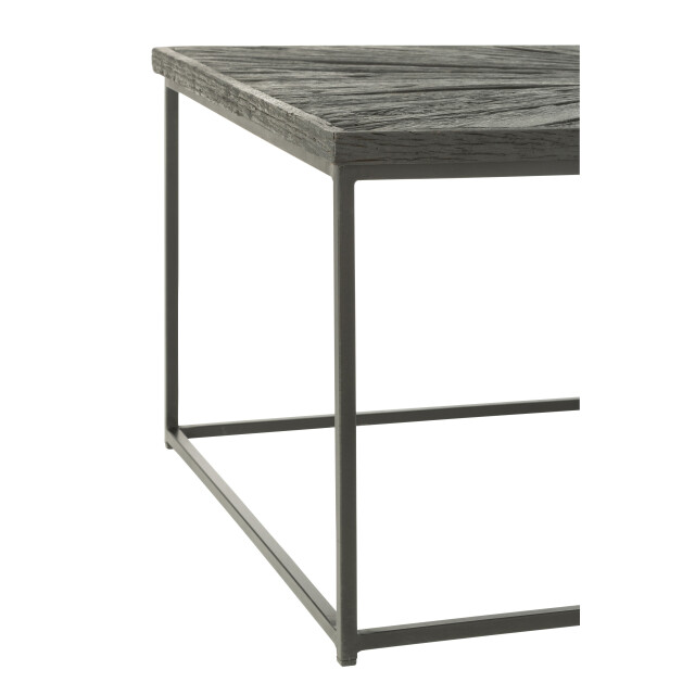 J-Line salontafel shanil hout/ijzer 120.5x70x47cm 2999424 large
