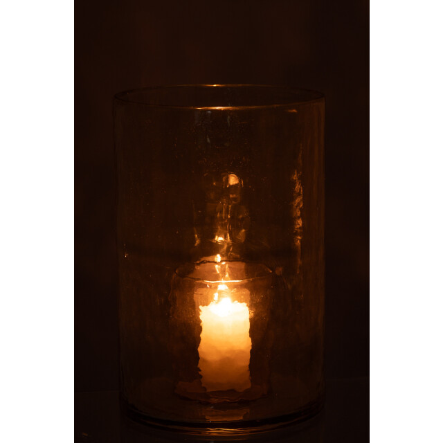 J-Line windlicht dubbel glas large 20.5x20.5x30.5cm 3013742 large