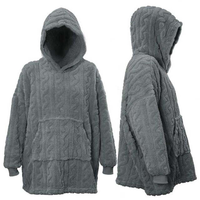 Unique Living hoodie pleun dark grey -70x57x87cm 3004732 large