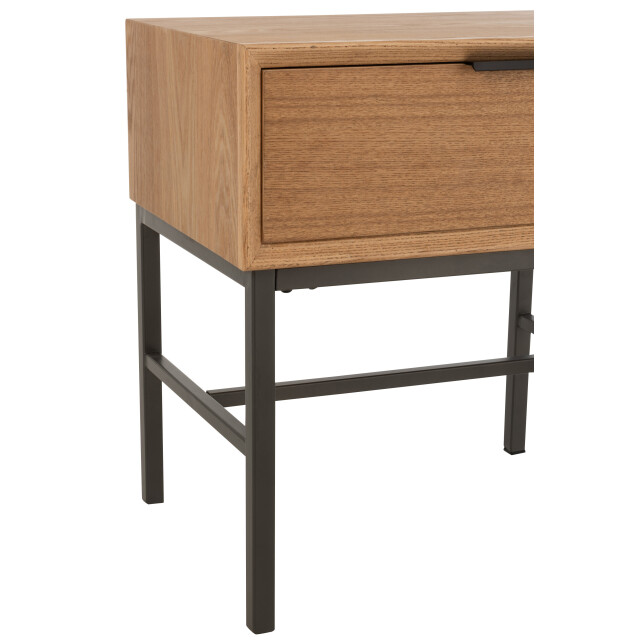 J-Line bijzettafel op onderstel hout/metaal 47.5x30x51cm 3013773 large