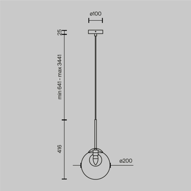 Maytoni hanglamp basic form - Ø20 2993410 large
