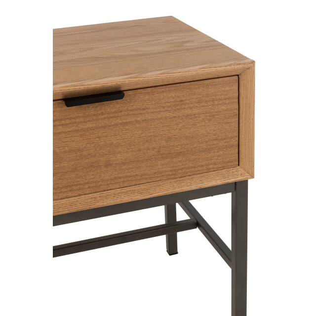 J-Line bijzettafel op onderstel hout/metaal 47.5x30x51cm 3013773 large