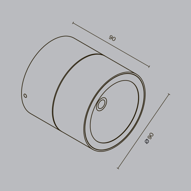 Maytoni Outdoor plafondlamp spin - Ø9 2995023 large
